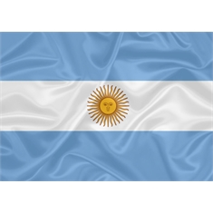 Argentina - Tamanho: 0.45 x 0.64m